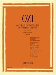 Ozi, Etienne: 6 große Sonaten in Duettform für 2 Fagotte, Spielpartitur 
