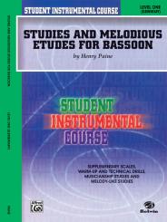 Paine, Henry: Studies and melodious Etudes Level 1 for bassoon 