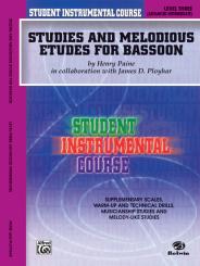 Paine, Henry: Studies and melodious Etudes Level 3 for bassoon 
