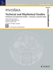Pivonka, Karel: Technische und rhythmische Studien für Fagott 
