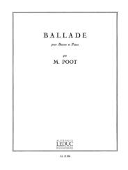 Poot, Marcel: Ballade pour basson et piano 