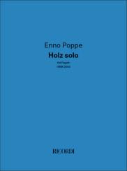 Poppe, Enno: Holz solo für Fagott, Partitur Din A3 