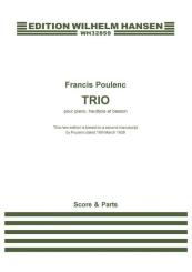 Poulenc, Francis: Trio (based on manuscript 1928) pour hautbois, basson et piano, parts 