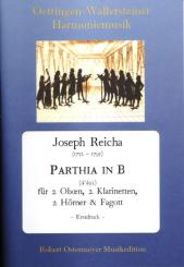 Reicha, Joseph: Parthia B-Dur für 2 Oboen, 2 Klarinetten, 2 Hörner und Fagott, Partitur und Stimmen 