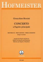 Rossini, Gioacchino: Concerto a fagotto principale für Fagott und Klavier 
