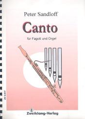 Sandloff, Peter: Canto für Fagott und Klavier  