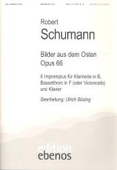 Schumann, Robert: Bilder aus dem Osten op.66 für Klarinette, Bassetthorn (Fagott) und Klavier, Stimmen 