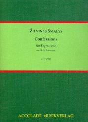 Smalys, Zilvinas: Confessions für Fagott 