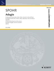 Spohr, Ludwig (Louis): Adagio WoO 35 für Fagott (Violoncello, Violine, Flöte, Klarinette in B) und Klavier 