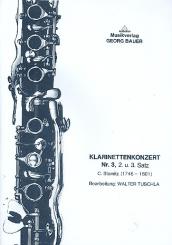 Stamitz, Karl: Konzert Nr.3, 2.+3. Satz für Klarinette und Blasorchester 