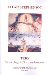 Stephenson, Allan: Trio  für 3 Fagotte, Partitur und Stimmen 
