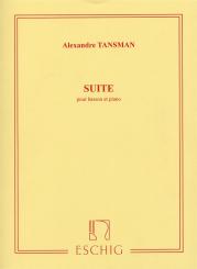 Tansman, Alexandre: Suite pour basson et piano 