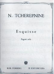 Tcherepnin, Nikolai Nikoaievic: Esquisse für Fagott  