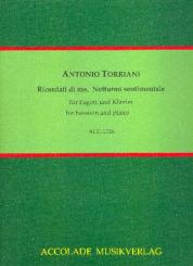 Torriani, Antonio: Ricordati di me für Fagott und Klavier 