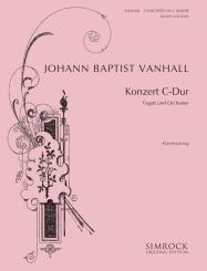 Vanhal, Johann Baptist (Krtitel): Concerto C-Dur für Fagott und Orchester, für Fagott und Klavier 