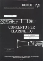 Vlak, Kees (Cornelius) (Llano): Romanza und Rondo aus dem Concerto für Klarinette und Blasorchester, Partitur und Stimmen 
