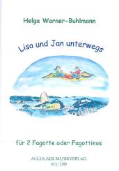 Warner-Buhlmann, Helga: Lisa und Jan unterwegs  für 2 Fagotte (Fagottinos) 