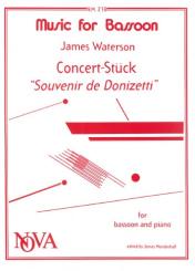 Waterson, James: Souvenir de Donizetti Concert-Stück for bassoon and, piano 