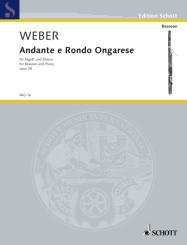 Weber, Carl Maria von: Andante e Rondo für Fagott und Klavier 
