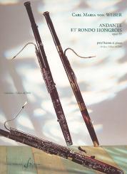 Weber, Carl Maria von: Andante et rondo hongrois op.35 pour basson et piano 
