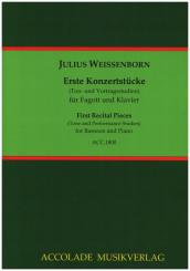 Weissenborn, Julius: Erste Konzertstücke für Fagott und Klavier 