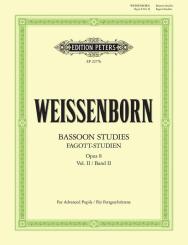 Weissenborn, Julius: Fagott-Studien op.8 Band 2 für Fortgeschrittene 