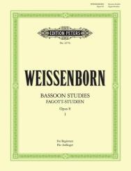 Weissenborn, Julius: Fagottstudien Band 1 für Fagott 