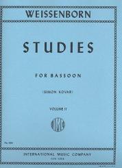 Weissenborn, Julius: Studies vol.2 for bassoon 