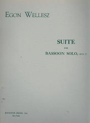 Wellesz, Egon: Suite op.77  for bassoon 