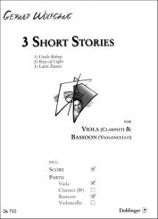 Wolfgang, Gernot: 3 short stories for viola and bassoon 