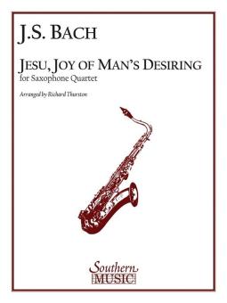 Bach, Johann Sebastian: JESU JOY OF MAN'S DESIRING FOR 4 SAXOPHONES (AATB), SCORE AND PARTS 