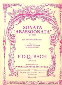 Bach, P.D.Q. alias Schickele, Peter: Sonata Abassoonata for bassoon and piano 