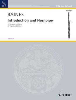 Baines, Francis Athelstan: Introduction and Hornpipe for bassoon and piano 