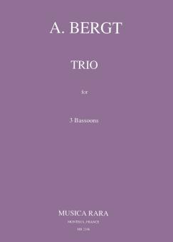 Bergt, Adolf: Trio for 3 bassoons 
