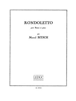 Bitsch, Marcel: Rondoletto pour basson et piano  