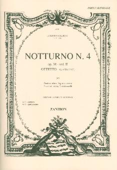 Boccherini, Luigi: Notturno Nr.4 op.38,2 G470 für Flöte (Oboe), Fagott, Horn, 2 Violinen, Viola und 2 Violoncelli, Stimmen 