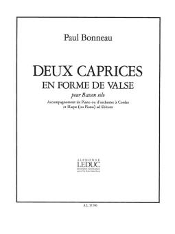 Bonneau, Paul: 2 Caprices en forme de valse pour basson et piano 