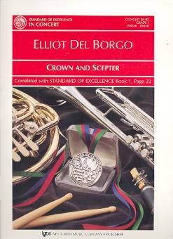 Borgo, Elliot del: Crown and scepter for concert Band score and parts 
