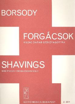 Borsody, Laszlo: Shavings für Fagott  