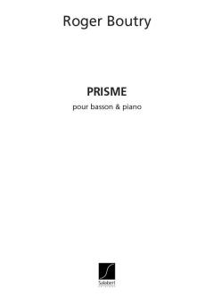 Boutry, Roger: Prisme pour basson et piano  