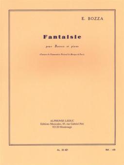 Bozza, Eugène: Fantaisie pour basson et piano 
