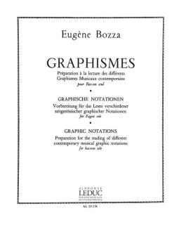 Bozza, Eugène: Graphismes pour basson  