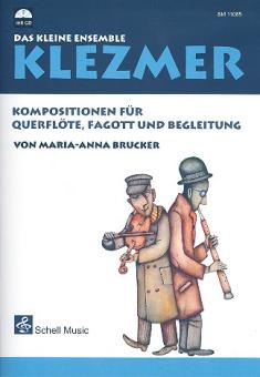Brucker, Maria-Anna: Klezmer  (+CD) für Flöte, Fagott und (Akkord-)Begleitung, Partitur und Stimmen 