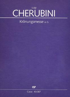 Cherubini, Luigi: Krönungsmesse in G  für gem Chor und Orchester, Partitur 