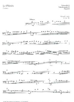 Corrette, Michel: Le Phénix für 4 Violoncelli (Fagotte, Violen da gamba) (Orgel ad lib), 2. Stimme 