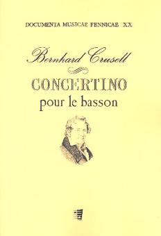 Crusell, Bernhard Henrik: Concertino pour le basson für Fagott und Klavier 