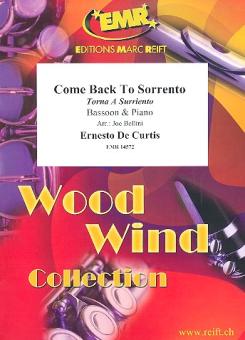 Curtis, Ernesto de: Come back to Sorrento for bassoon and piano 