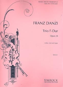 Danzi, Franz: Trio F-Dur op.24 für Violine, Horn und Fagott, Stimmen 