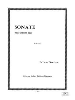 Denissow, Edison: Sonate pour basson seul 