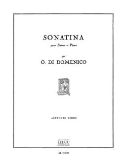 Domenico, O. di: Sonatina pour basson et piano, copie d'archive 